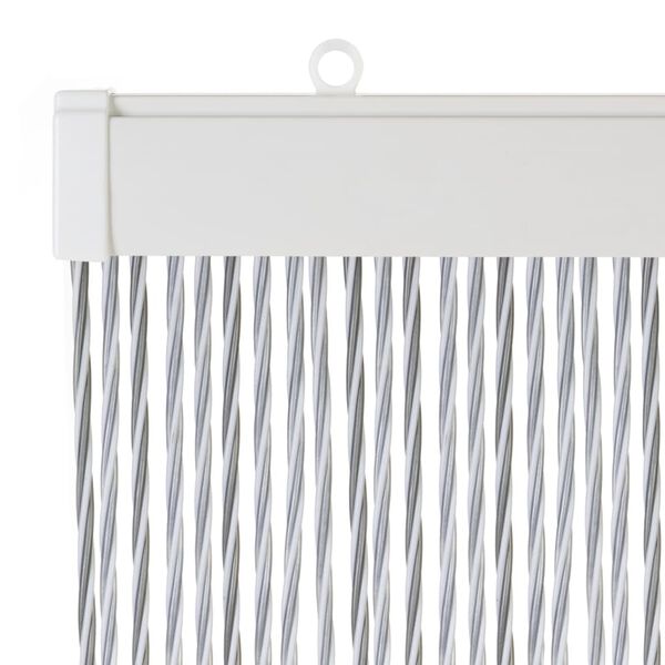Travellife Insektenschutz f&uuml;r T&uuml;ren Crystal 190x60 cm Wei&szlig; und Grau