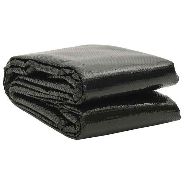 vidaXL Rechteckige Poolabdeckung 600x400 cm PE Schwarz