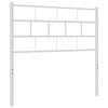 vidaXL Kopfteil Metall Wei&szlig; 107 cm