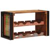 vidaXL Weinregal Braun 100 x 45 x 33 cm Massives Altholz