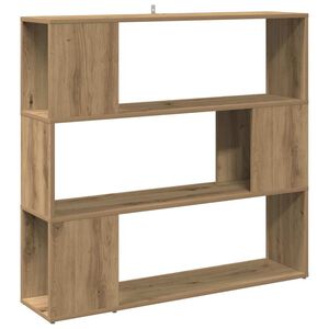vidaXL B&uuml;cherregal/Raumteiler Artisan-Eiche 100x24x94 cm