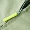 Kinder-Kapuzenpullover mit Rei&szlig;verschluss Helles Khaki 140