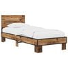 vidaXL Bettgestell mit Kopfteil Altholz 80 x 200 cm Holzwerkstoff