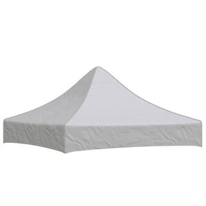 vidaXL Partyzelt-Dach 2x2 m Wei&szlig; 270 g/m&sup2;