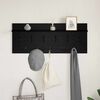 vidaXL Wandmontierter nachttisch Schwarz Eichen-Optik 100 x 40 x 12 cm