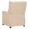 vidaXL Massagesessel Creme Stoff