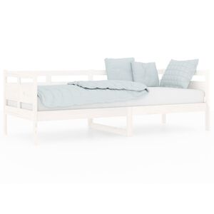 vidaXL Tagesbett Wei&szlig; Massivholz Kiefer 80x200 cm