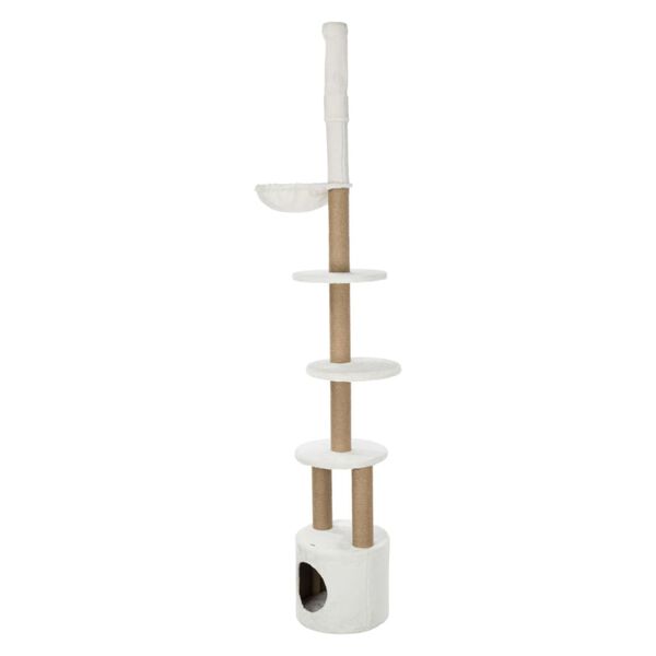 TRIXIE Katzenkratzbaum Aurelio 220 - 225 cm Wei&szlig; Braun