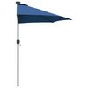 vidaXL Garten-Sonnenschirm Azurblau 294 x 150 x 224 cm