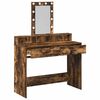 vidaXL Schminktisch mit Speicher Braun 100 x 41 x 140 cm Holzwerkstoff