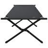 vidaXL Klapp Schlafbett f&uuml;rs Camping 2 pcs Schwarz 210 x 80 x 46 cm