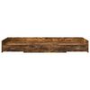 vidaXL Bettrahmen Ger&auml;ucherte Eiche 70 x 190 cm Holzwerkstoff