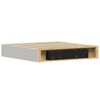 vidaXL Schweberegale 2 Stk. Eichen-Optik und Wei&szlig; 23x23,5x3,8 cm MDF