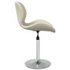 vidaXL Esszimmerst&uuml;hle 2 Stk. Drehbar Creme Samt