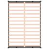 vidaXL Massivholzbett Schwarz 200x200 cm