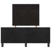 vidaXL Boxspringbett mit Kopfteil Schwarz 120 x 190 cm Samt