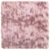 vidaXL Teppich Shaggy Hochflor NAVARRA Altrosa 200x200 cm Polyester