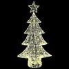 vidaXL Weihnachtsbaum mit 160 LEDs Warmwei&szlig; 150 cm Acryl