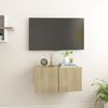 vidaXL TV-H&auml;ngeschrank Sonoma-Eiche 60x30x30 cm