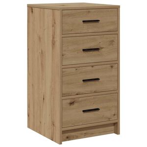 vidaXL Sideboard Artisan-Eiche 40 x 41 x 75 cm Holzwerkstoff