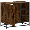 vidaXL Waschbeckenunterschrank R&auml;uchereiche 65x33x60 cm Holzwerkstoff