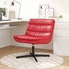 vidaXL Drehstuhl Rot 63 x 75 x 76 cm PU