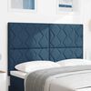 vidaXL Kopfteil Blau 160 cm Stoff