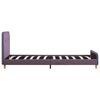 vidaXL Bettgestell Taupe Stoff 90x200 cm