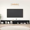 vidaXL TV-Schrankset 3 pcs Schwarz Eichen-Optik 37 x 35 x 107 cm
