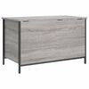 vidaXL Sitzbank mit Stauraum Grau Sonoma 80x42,5x50 cm Holzwerkstoff