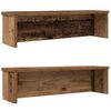 vidaXL K&uuml;chenregale Stapelbar 2 Stk. Altholz-Optik 60x15x16 cm