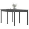 vidaXL Gartentisch Grau 159,5x82,5x76 cm Massivholz Kiefer