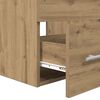 vidaXL Badezimmerm&ouml;bel-Set 2 pcs Artisan-Eiche Holzwerkstoff