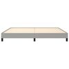 vidaXL Bettgestell ohne Matratze Hellgrau 200x200 cm Stoff
