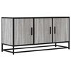 vidaXL TV-Schrank Grau Sonoma 100x35x50 cm Holzwerkstoff und Metall