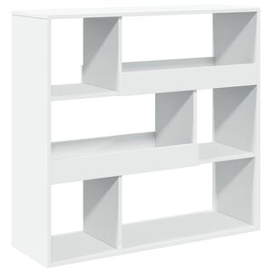 vidaXL B&uuml;cherregal/Raumteiler Wei&szlig; 100x33x94,5 cm
