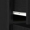 vidaXL Sideboard Schwarz Eichen-Optik 70 x 30 x 80 cm Holzwerkstoff