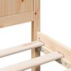 vidaXL Bettgestell Braun 90 x 190 cm Massivholz Kiefer