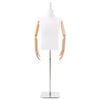 vidaXL Verstellbarer Mannequin 160-232 cm mit Standfu&szlig; M&auml;nnlich PP