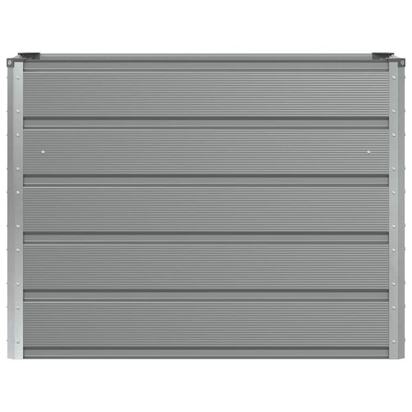 vidaXL Pflanzk&uuml;bel Hellgrau 100 x 40 x 75 cm Stahl