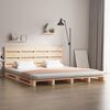 vidaXL Massivholzbett ohne Matratze 140x190 cm Kiefernholz