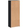 vidaXL Aktenschrank Schwarz 60x32x153 cm Holzwerkstoff
