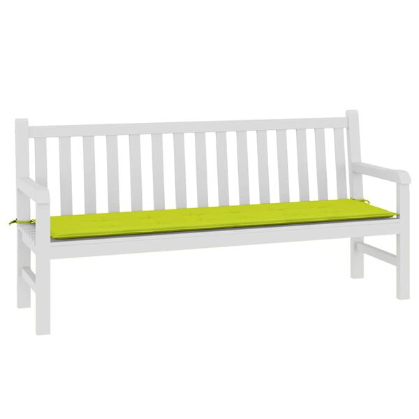 vidaXL Gartenbank-Auflage Hellgr&uuml;n 180x50x3 cm Oxford-Gewebe