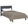 vidaXL Sommerdecke Hellgrau 200 x 140 cm Mikrofaser