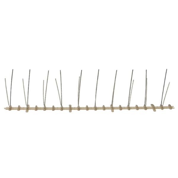 vidaXL 20-tlg. Vogelabwehr-Spikes-Set 10 m Kunststoff 2-reihig