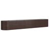 vidaXL Hochbeet Verzinkter Stahl 440x80x68 cm Braun