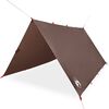 vidaXL Tarp Braun 366x306 cm Wasserdicht