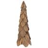 vidaXL Weihnachtsbaum Braun 80 cm Massivholz Teak