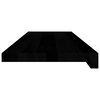 vidaXL Fensterb&auml;nke 2 Stk. Dunkelbraun 80x25x2 cm Massivholz Eiche