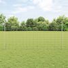 vidaXL Zaun mit Pfosten Silber 1,2 x 50 m Stahl